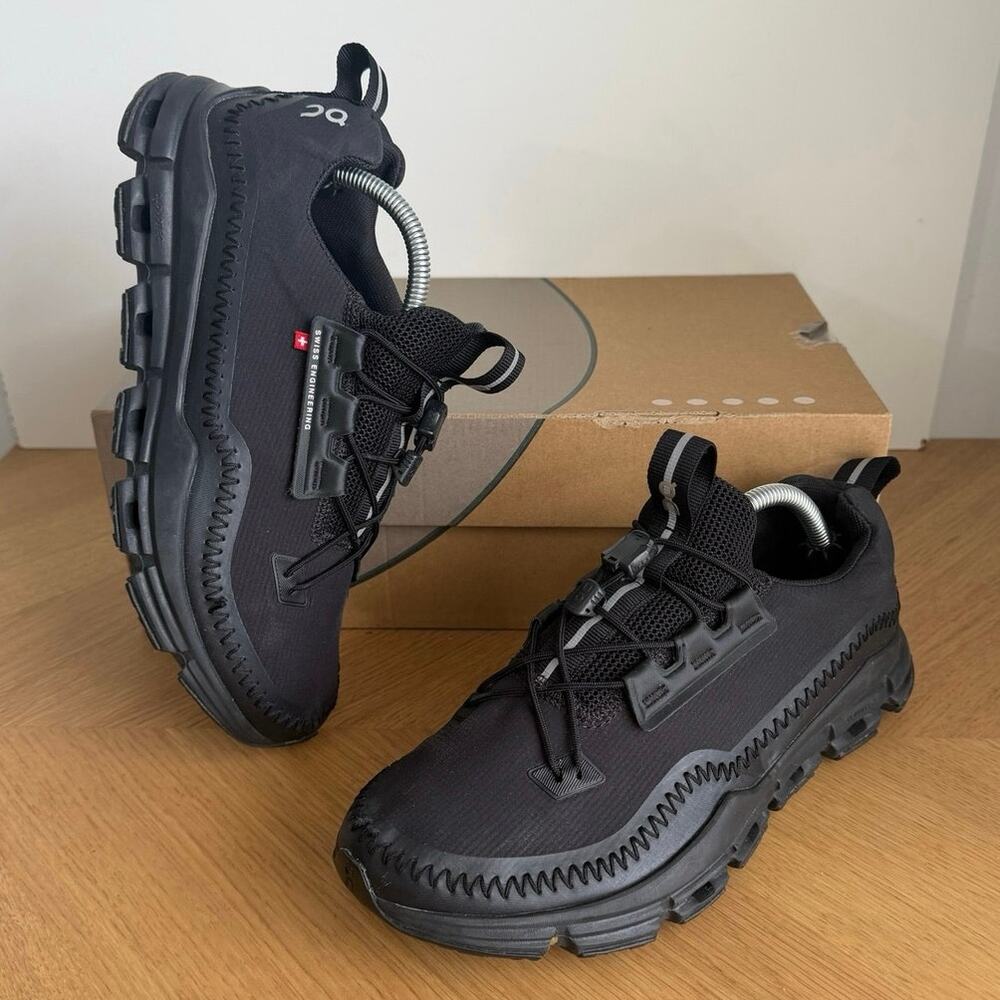 On Cloud Cloudaway ‘Black/Grey’ Women Running Sneakers- SZ 7.5